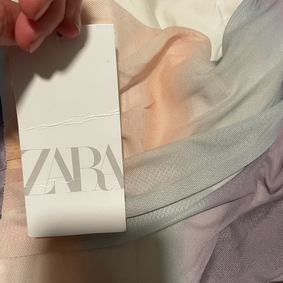 Zara Strapless Tie Dye Print Dress_NWT - Picture 10 of 13